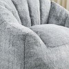 NicBex Fluffy Faux Fur Bean Bag Chair with High-Density Memory Foam Filling,Lazy Sofa Chairs with Armrest,Comfy Lounge Seat for Adults - 4 of 4