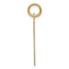 Black Bow Jewelry 14k Yellow Gold Thursday Start Perpetual Calendar Charm Pendant, 22mm - 2 of 4