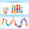 Wooden Beads Sequencing Toy Set with Stacking Blocks and Lacing, STEM Activity for Ages 2-5 - 4 of 4