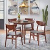 Tania Dining Table Walnut - Buylateral: Mid-century Modern, Beech Wood ...