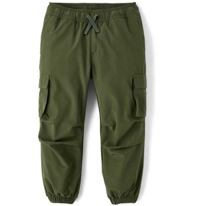 The Children's Place Boys Quick Dry Lined Parachute Cargo Jogger Pants - 1 of 4
