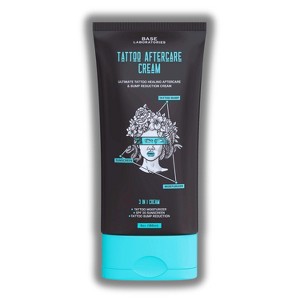 Base Laboratories Tattoo Aftercare & Bump Reduction Cream (6 oz) - Reduces Bumps, Provides Sunscreen Protection & Moisturizer for New & Old Tattoos - 1 of 2