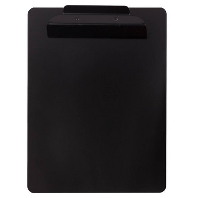 JAM Paper 9 1/2" x 12" Aluminum Premium Clipboard with Hinge - Black