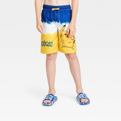 Boys' Pokemon Swim Shorts - Yellow
