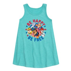- Paw Patrol - Americana Graphic Sleeveless Aline Dress - 1 of 4