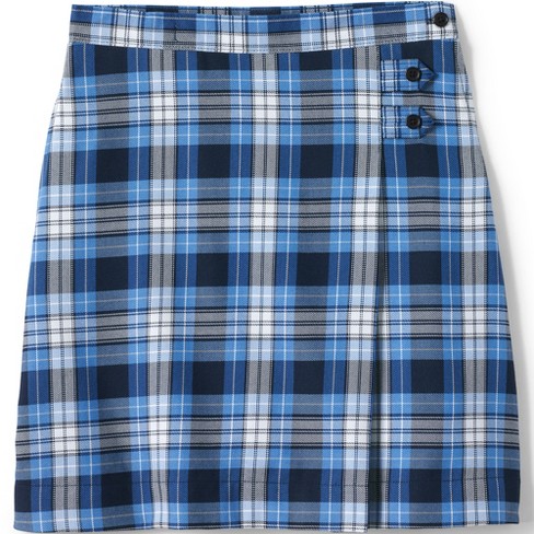 Lands' End School Uniform Kids Plaid A-line Skirt Below The Knee - 16 ...