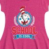 Girls' - Dr. Seuss - Cat in the Hat School Is Cool Fit & Flair Cap Sleeve Dress - 2 of 4