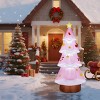 SEVOBAL Inflatable Holiday Decorations 7.2FT Christmas Inflatable Decoration, Inflatable Christmas Tree Blow Up Yard Decor, Multi, 37.4"*37.4"*84.6" - 3 of 4