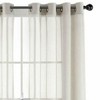 GoodGram Basic Home Grommet Top Single Sheer Window Curtain Panel - 2 of 2