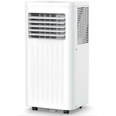 R.W.FLAME 10000 BTU Portable AC, Cools up to 350 Sq.Ft, 3-in-1 with Fan & Dehumidifier, LED Display, Remote, Easy Move