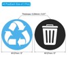 Unique Bargains Self-Adhesive Waterproof Indoor Outdoor Labels Stickers 6 Pcs - 2 of 4