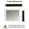 Medicine Cabinet with LED Mirror,Surface or Recessed Mount,Defogger,Memory Function,3-Color Lighting,USB&Outlet,Dimmer,Storage Shelf - 2 of 4