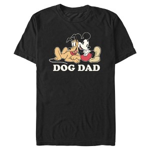 Mens Mickey & Friends Dog Dad Pluto T Shirt - 1 of 4