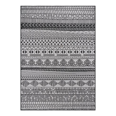 World Rug Gallery Contemporary Geometric Bohemian Textured Flat Weave ...