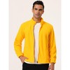Lars Amadeus Men's Full-Zip Long Sleeves Soft Stand Collar Winter Fleece Jacket - 2 of 4