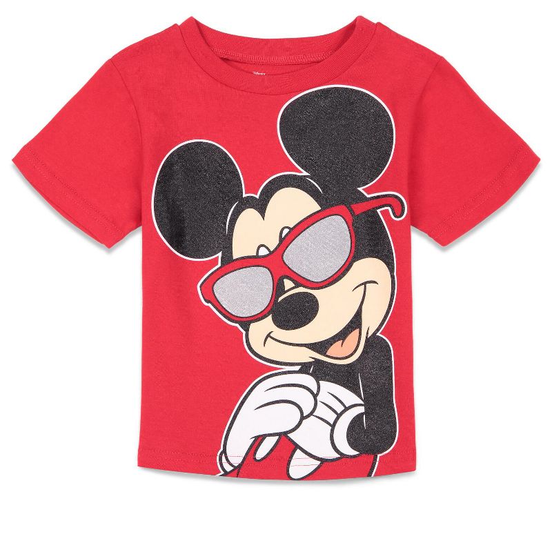 Disney Mickey Mouse T-Shirt and Shorts Outfit Set Infant to Big Kid, 2 of 8