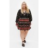 Women's Plus Size Hudson Mini Dress - black | CITY CHIC - image 3 of 4