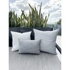 Seaside Smooth Grey Indoor Outdoor Pillow - image 4 of 4