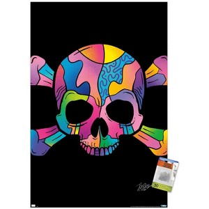 Trends International Jason Naylor - Color Skull Unframed Wall Poster Prints - 1 of 4