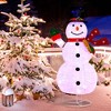 Costway 6 FT Pre-lit Christmas Snowman Xmas Decoration 8 Lighting Modes 4 Brightness - 2 of 4