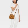 Small Satchel Crossbody Bag - A New Day™ Tan - 2 of 4