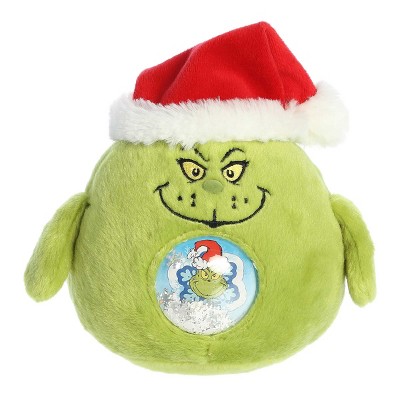 Aurora Small Shaker Grinch Dr. Seuss Whimsical Stuffed Animal Green 7.5"