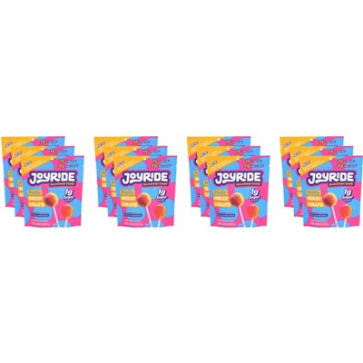 Joyride Lollipop Fruity Golly Lollis - Case of 12 - 2.54 oz