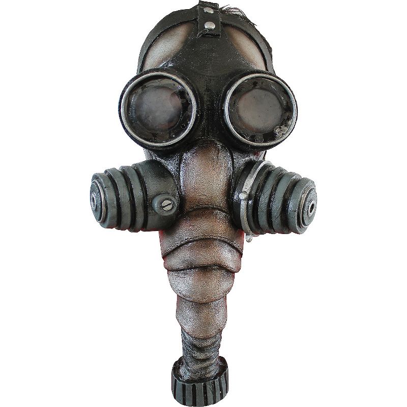 Ghoulish Adult Gas Mask Costume Mask - 16 in. - Brown, 1 of 2