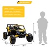 Jojoka 24V Kids Ride On UTV Car, Battery Powered Electric Off-Road Vehicle with Remote Control, 200W Motor, Spring Suspension, USB, Music, Lights - 2 of 4