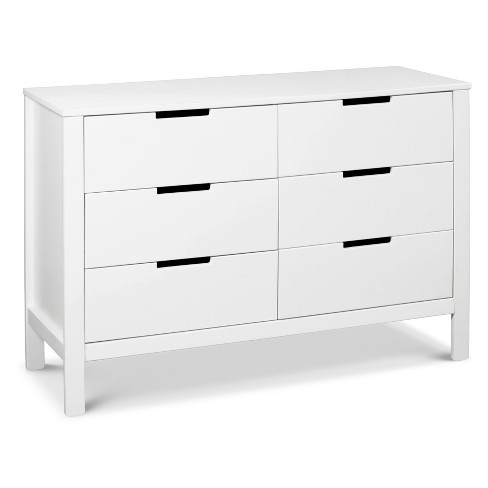 Carter S By Davinci Colby 6 Drawer Dresser White Target