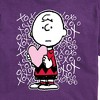 Men's - Peanuts - Charlie Brown Xoxo Short Sleeve Graphic T-Shirt - 2 of 4