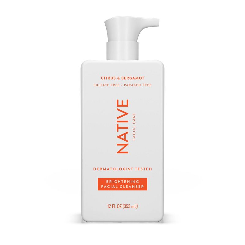 Native Brightening Paraben Free Facial Cleanser for all Skin Types - 12oz, 3 of 9
