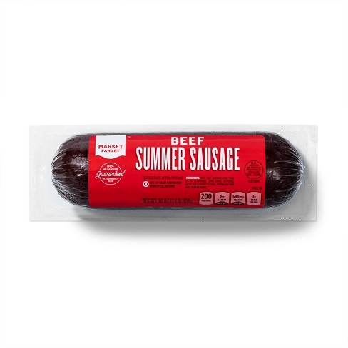 Hickory Farms Beef Summer Sausage 10 Ounce (Pack of 4)