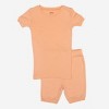 Leveret Matching Family Pajamas – Solid Peach – 100% Cotton – Customizable for Personalization - 2 of 4