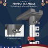 Yescom EZ GO 14ft Telescopic Flag Pole Kit with Starlink Gen3 Pipe Adapter for Outdoor Tailgate Party - 2 of 4