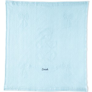 Lands' End Scottish Lace Bear Baby Blanket - 1 of 3