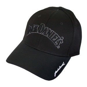 Adult Jack Daniels Black Fitted Hat - 1 of 3