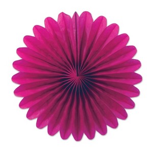 Beistle 6" Mini Tissue Fan Cerise 18/Pack 54137-C - 1 of 1