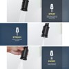 WOWOW 16.2 in. Single Handle Pull Down Sprayer Kitchen Faucet with 360° Spout Swivel - 3 of 4