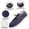 Alpine Swiss Flynn Mens Boat Shoes Lightweight Slip-On Loafers Moc Toe Sailing Deck Shoes Breathable Summer Travel Shoes Light Enough to Float - 3 of 4