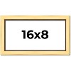PosterPalooza | Panoramic Simple Gold Picture Frame - UV Acrylic, Foam Board Backing, Hanging Hardware - 2 of 4