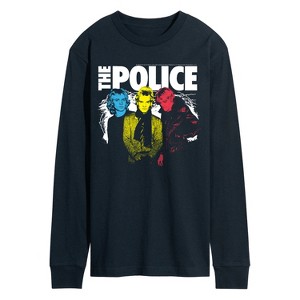 Men's - The Police - The Police Color Pop Long Sleeve Graphic T-Shirt - 1 of 3