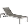 Modway Shore Outdoor Patio Aluminum Chaise with Cushions - 2 of 4