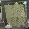 PexFix 72 in. x 47 in.Metal Freestanding Privacy Screen Garden Fence For Deck Patio Balcony Outdoor Privacy Panel Square Design - 4 of 4