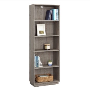 Sauder 67.48" Sundar 5 Shelf Bookcase Mystic Oak - 1 of 4