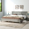 NicBex Queen/Full/King Size Modern Solid Wood Bed Frame with Headboard for Adults/Boys/Girls - 2 of 4