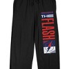 The Flash Title and Lightning Bolt Men's Black Sleep Pants - image 2 of 3