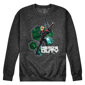 Men's - Disney - Sergeant Tammy Hero's Duty Graphic Fleece Sweatshirt - 1 of 4