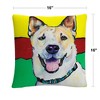 Pat Saunders 16 X 16 Decorative Throw Pillow by Trademark Fine Art - 4 of 4