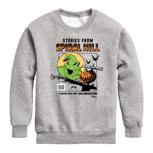 Boys' - Disney - The Nightmare Before Christmas Graphic Long Sleeve Fleece Sweatshirt - 1 of 4